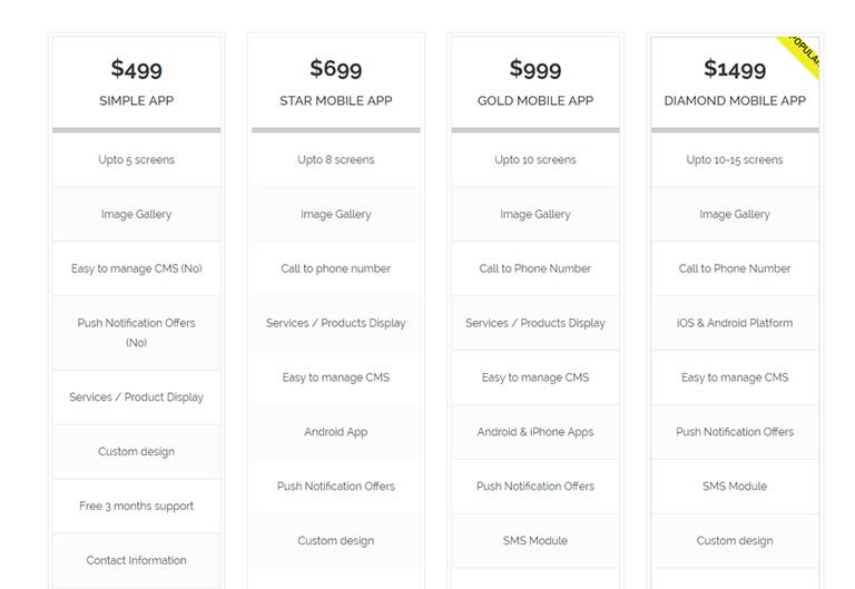 Mobile App Packages for your business