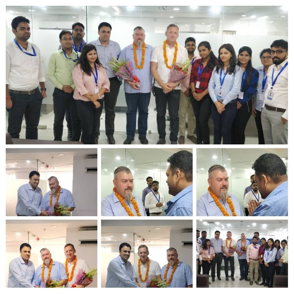 Fablian delighted to meet with their Germany partners in our Noida office