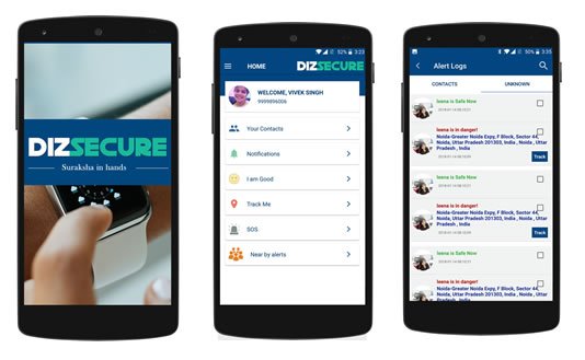 iBeacon based Self Security Dizsecure Mobile App