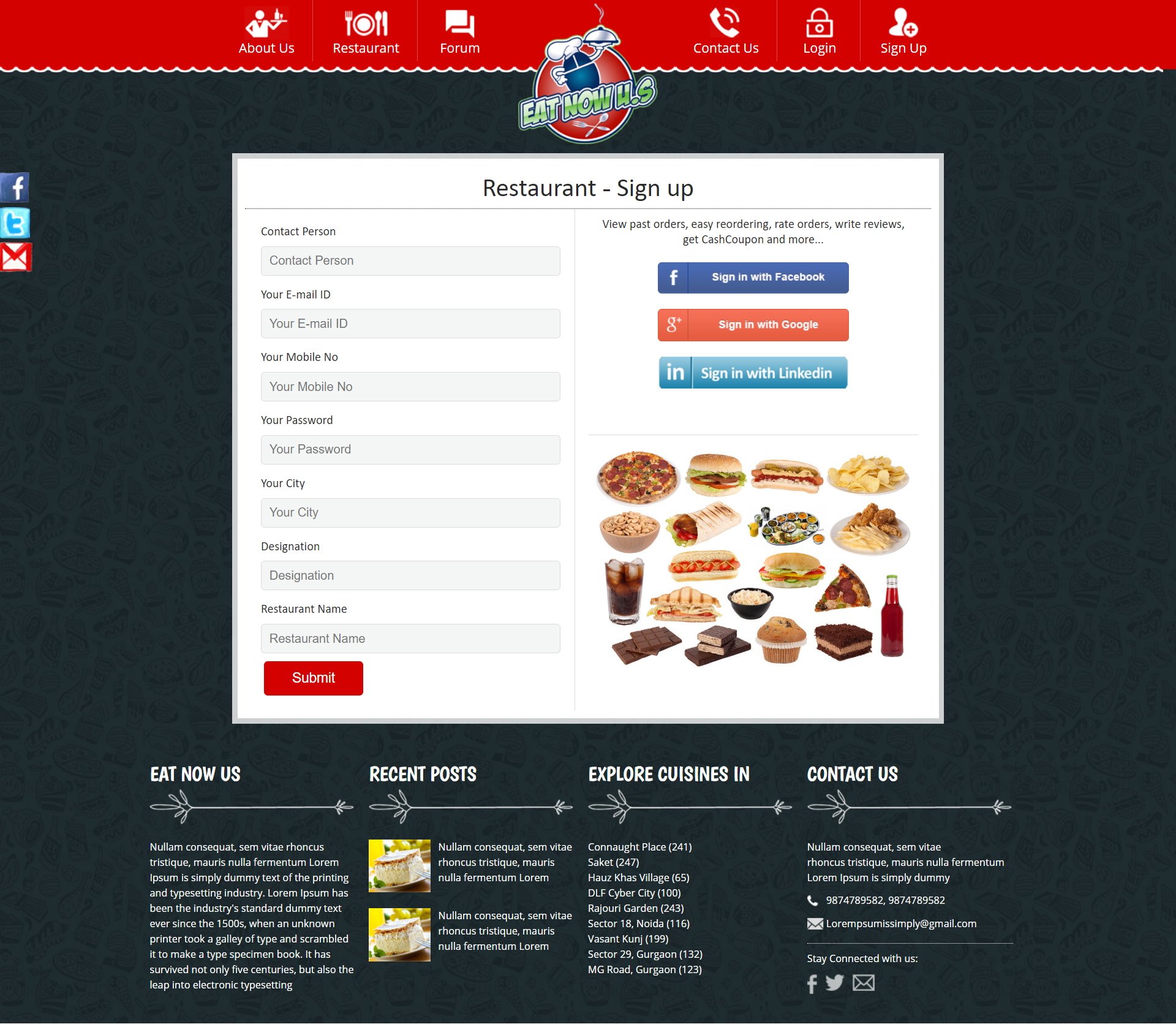 Eatus - Multi-Restaurant food delivery mobile app, USA Eatus - Multi-Restaurant food delivery mobile app, USA