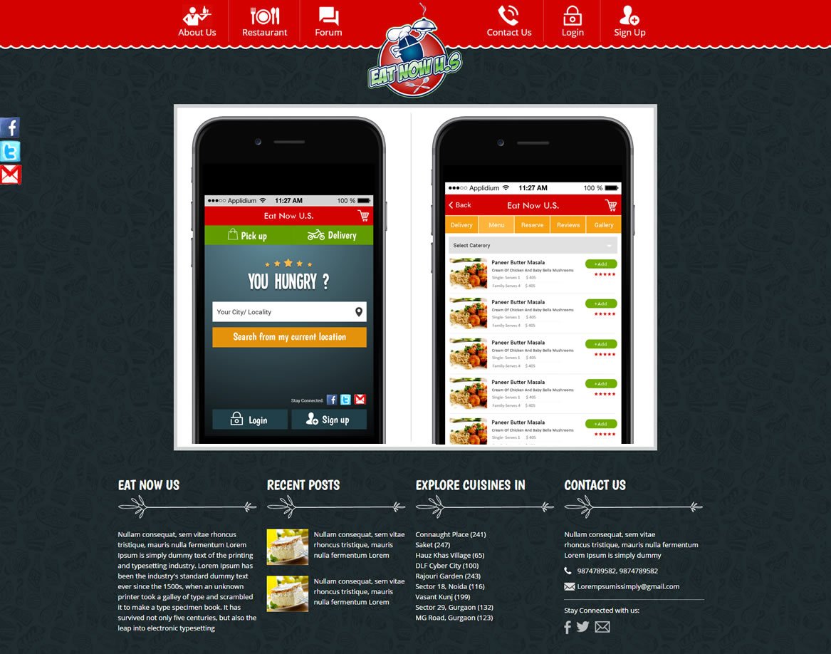 Multi-Restaurants Food Ordering / Delivery Portal