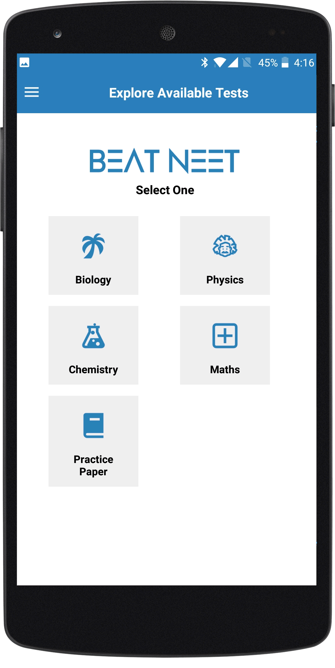 Mock-Test Academic Mobile App