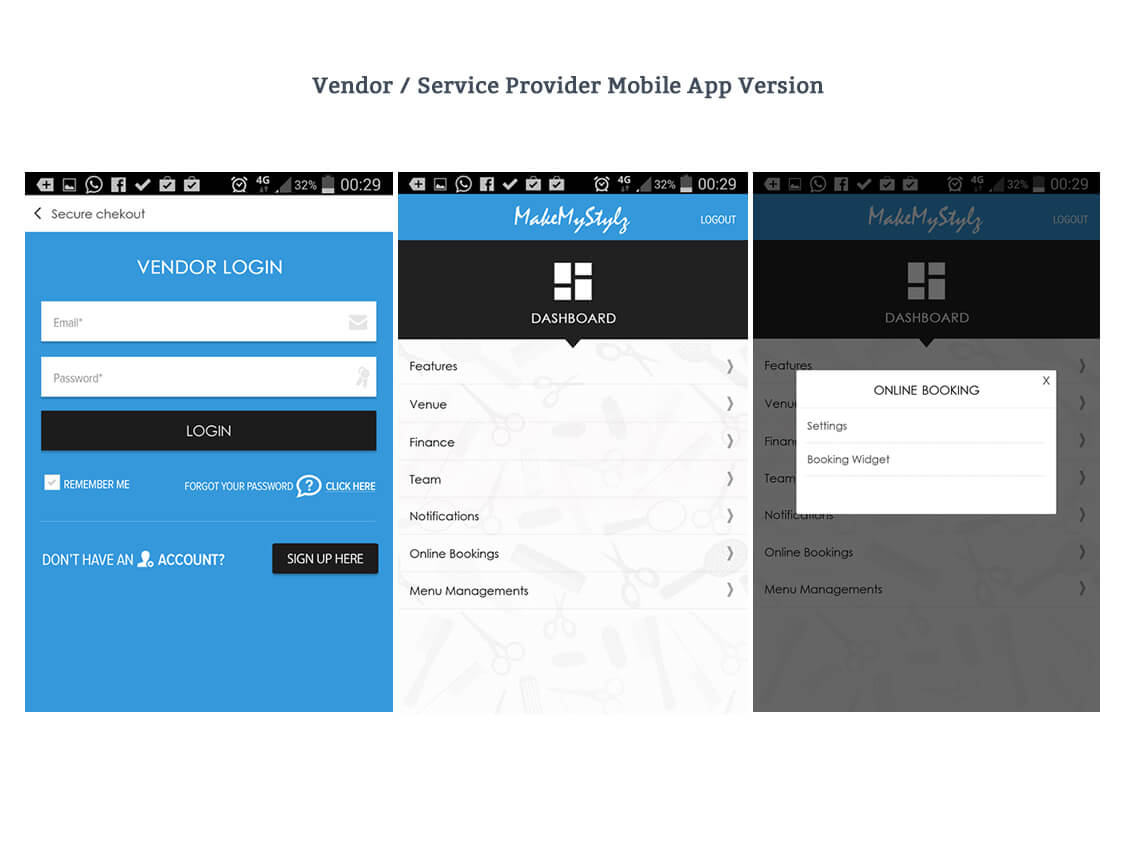 Marketplace Mobile App development for Service Providers