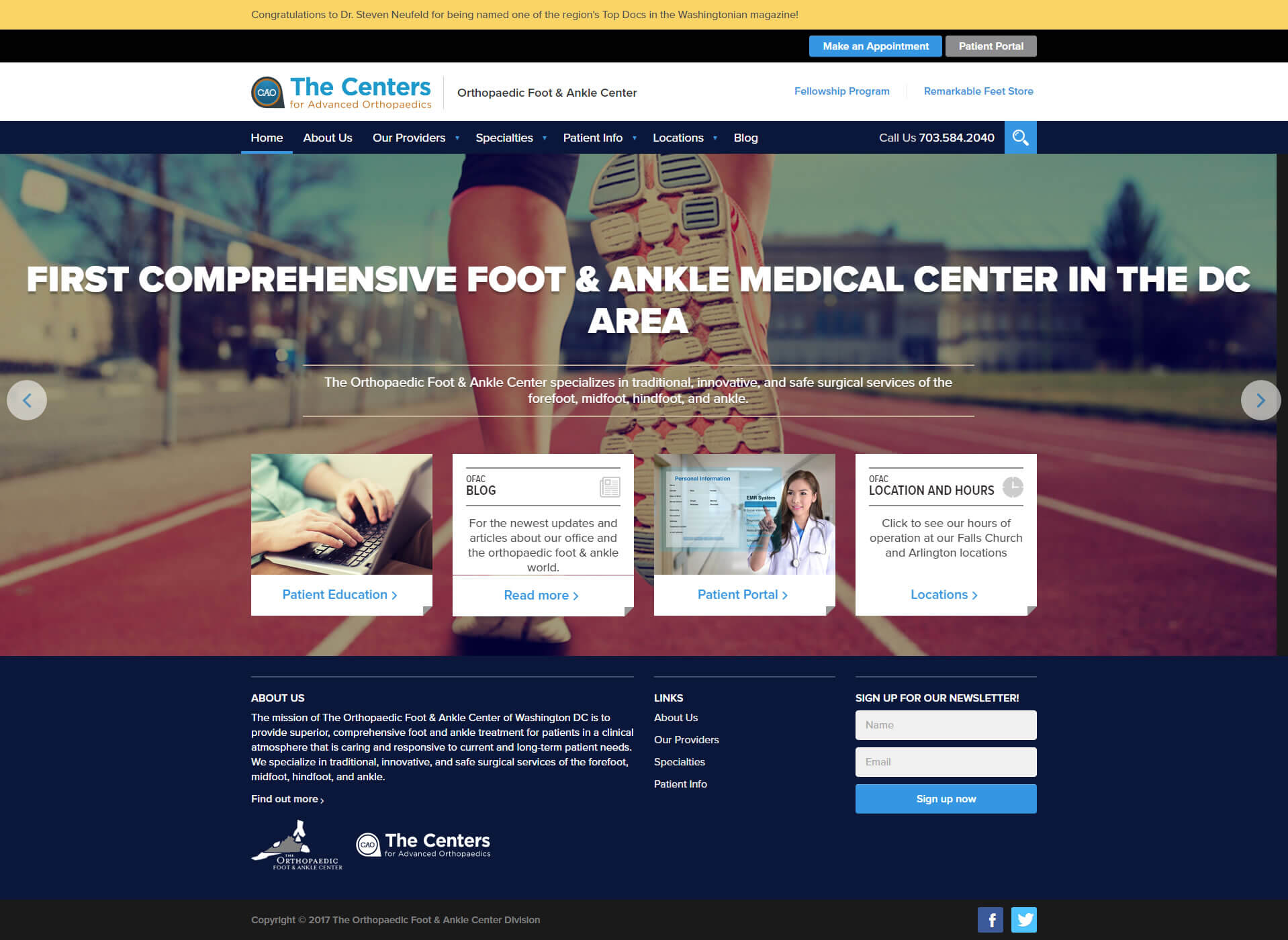 Clinic Appointment Website built on Windows Platform.