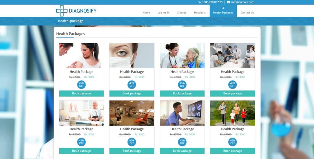 Online Marketplace for Diagnostic Lab Tests development company