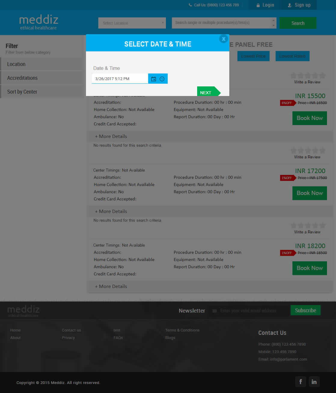 Marketplace development for Diagnostic Centers