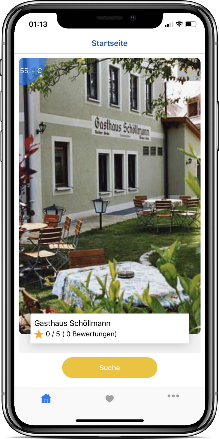 Entwicklung der mobilen App für Ferienhäuser