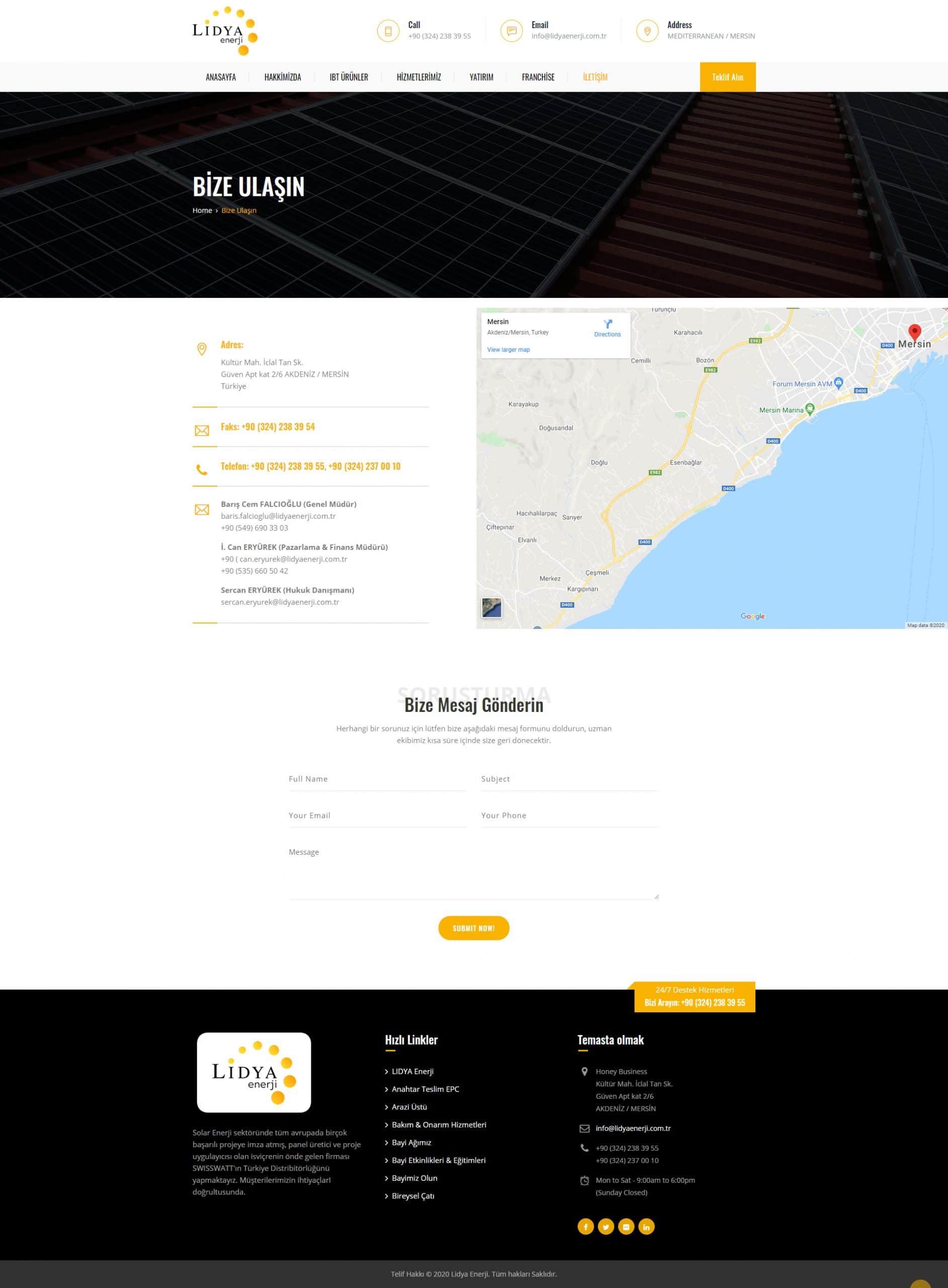 Solar Company WordPress Website Development